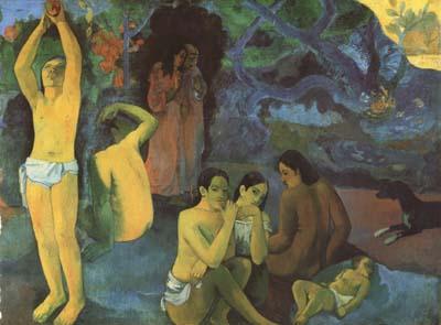 Paul Gauguin Where do we come form (mk07) Sweden oil painting art